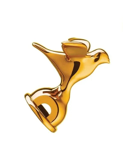 Alessi Bird Whistle for Michael Graves 9093 Kettle - Black/Red/Bright White/Gold - Design and Grace