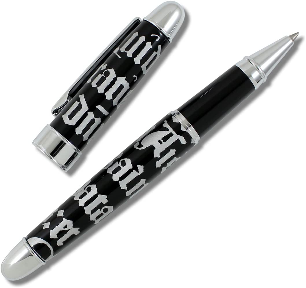 ACME Studios Gothic Script Silver Roller Ball Pen by Rod Dyer (PRD36R)