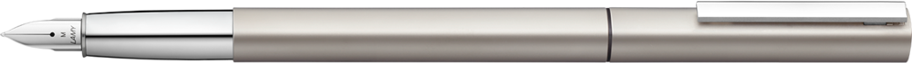 LAMY Ideos Fountain Pen - Palladium - Medium - L70PDM - Design and Grace
