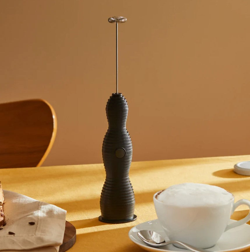 Alessi Pulcina Milk Frother - Black