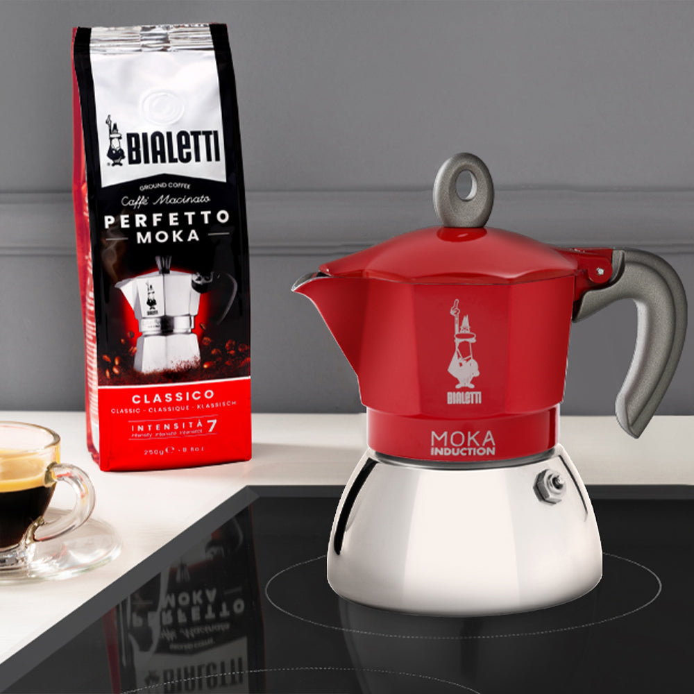 Bialetti - Moka Induction - Red - Espresso Maker