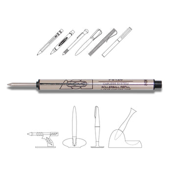 ACME Studio 8126 Black Roller Ball Refill (PREF8126BK) - Design and Grace