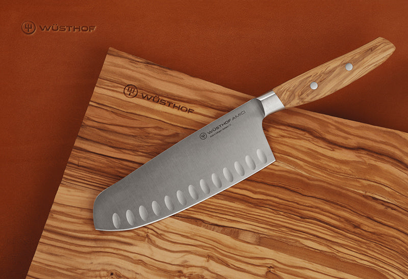 Wüsthof AMICI 7" Hollow Edge Rotoku