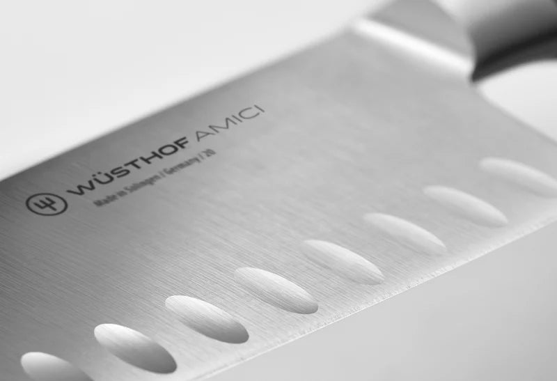 Wüsthof AMICI 7" Hollow Edge Rotoku - Thin Slicing with a Broad, Maneuverable Blade