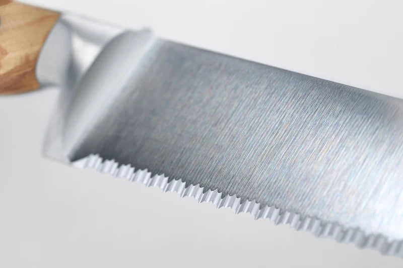 Wüsthof AMICI 9" Double-Serrated Bread Knife - Clean Slices Through Hard and Soft Crusts