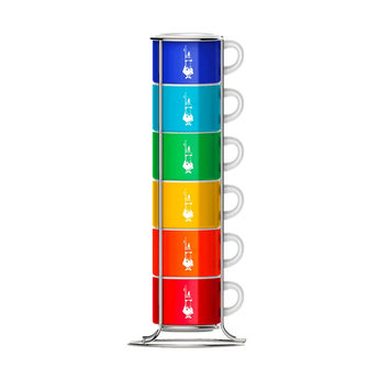 Bialetti - 6 Cup Stackable Espresso Cups - Design and Grace