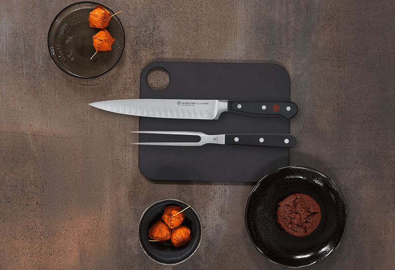 Wüsthof CLASSIC 2-Piece Hollow Edge Carving Set