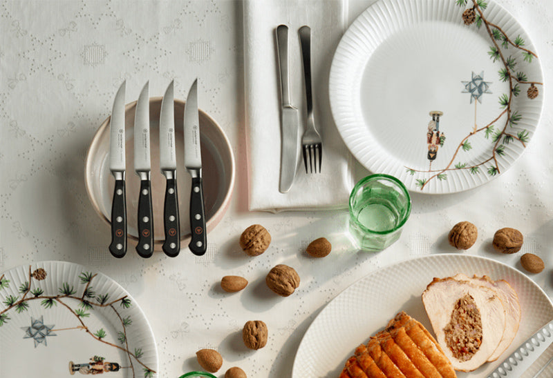 Wüsthof CLASSIC 4-Piece Steak Knife Set - CLASSIC Knives Beyond the Cutting Board