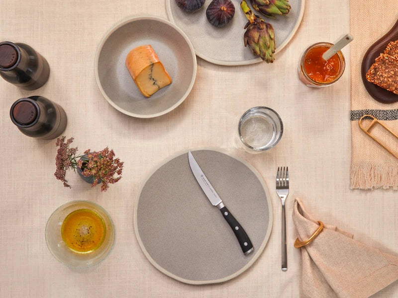Wüsthof CLASSIC IKON 4-Piece Steak Knife Set - Fine Edges Instead of Serrations