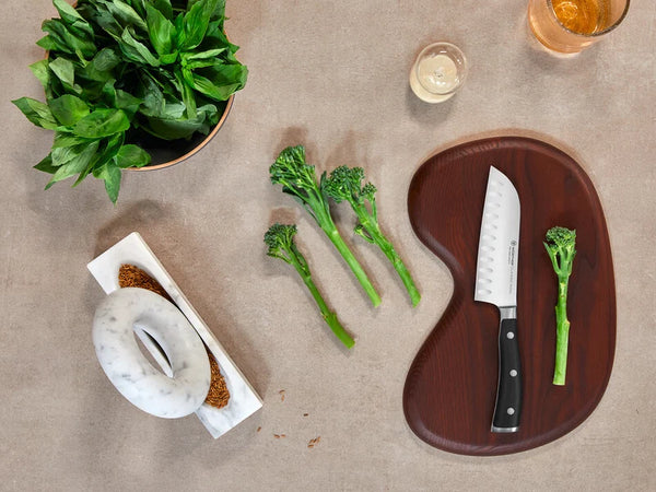 Wüsthof CLASSIC IKON 5" Hollow Edge Santoku