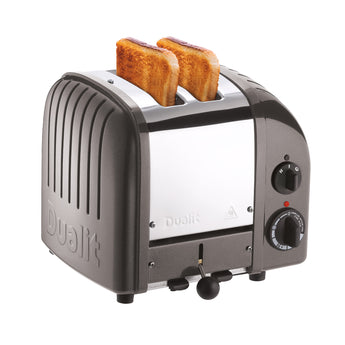 Dualit Classic 2-Slice Toaster Metallic Charcoal - Design and Grace