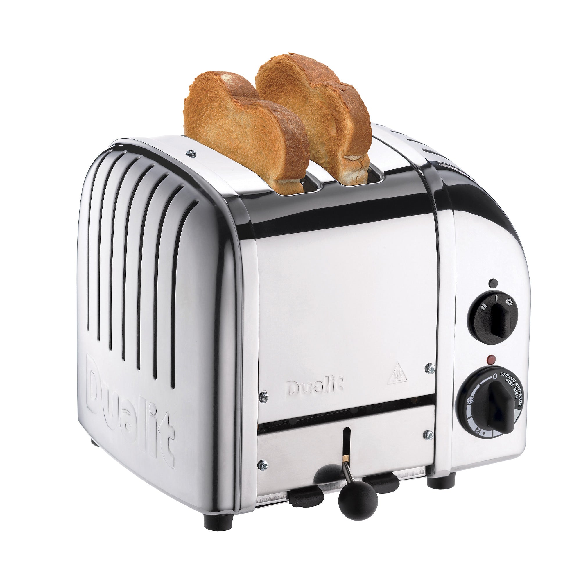 Dualit Classic 2-Slot Toaster - Polished Chrome | Handcrafted in England | Authorized USA Dealer