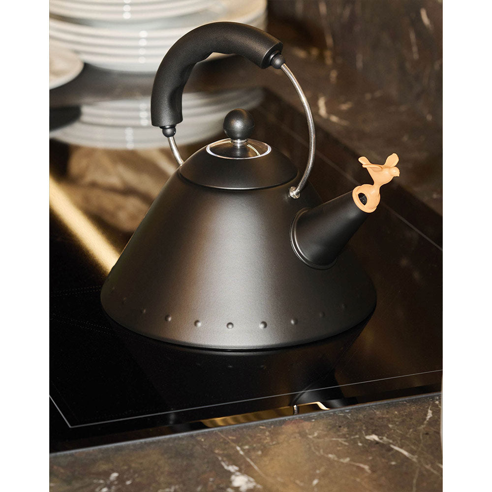 Alessi Michael Graves 9093 Whistling Bird Kettle - Black
