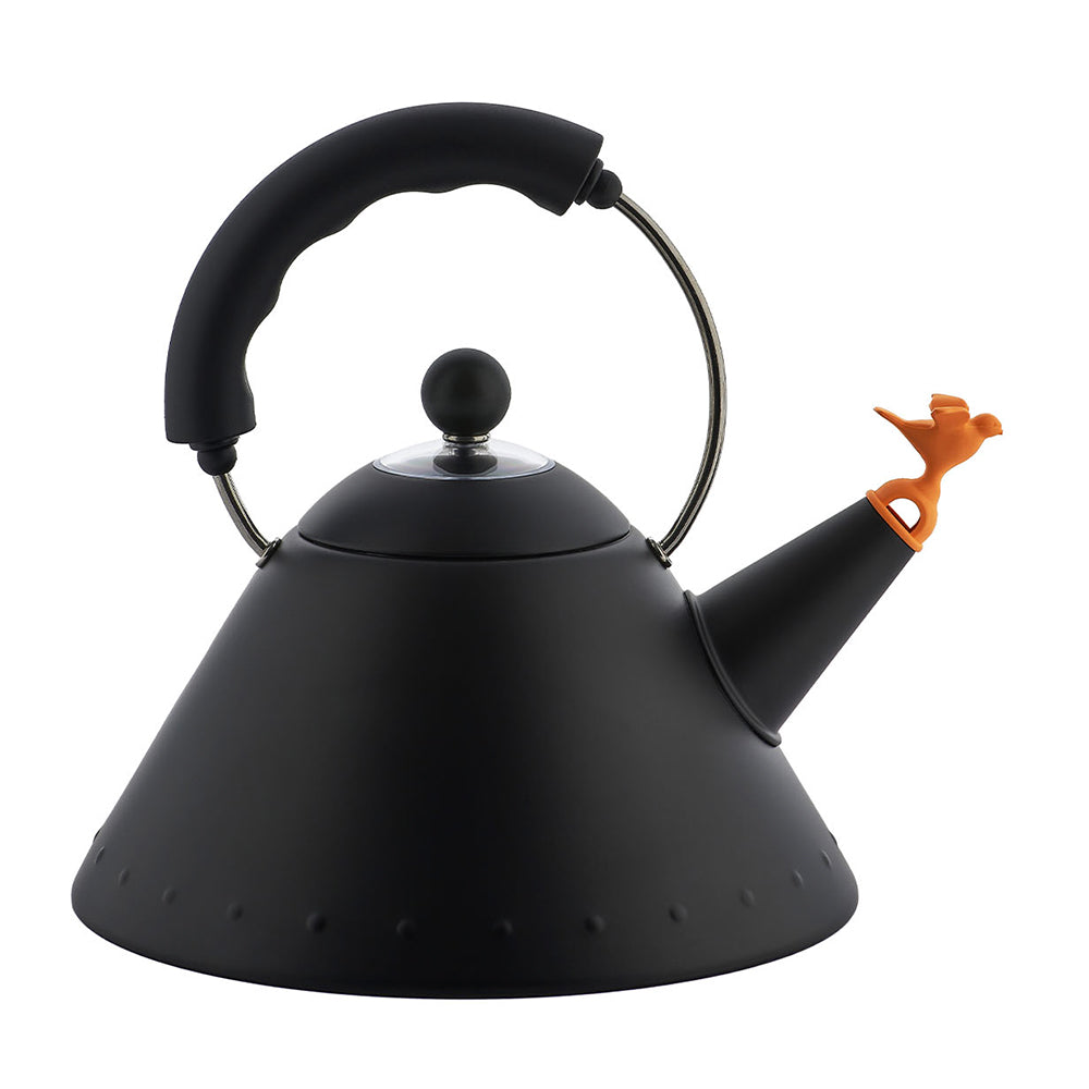 Alessi Michael Graves 9093 Whistling Bird Kettle - Black