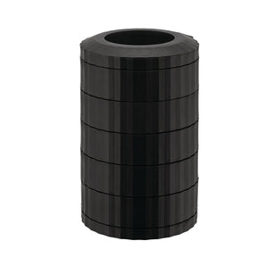 Alessi MDL19 B Plissé Capsule Holder for Nespresso Machines  - Black - Design and Grace