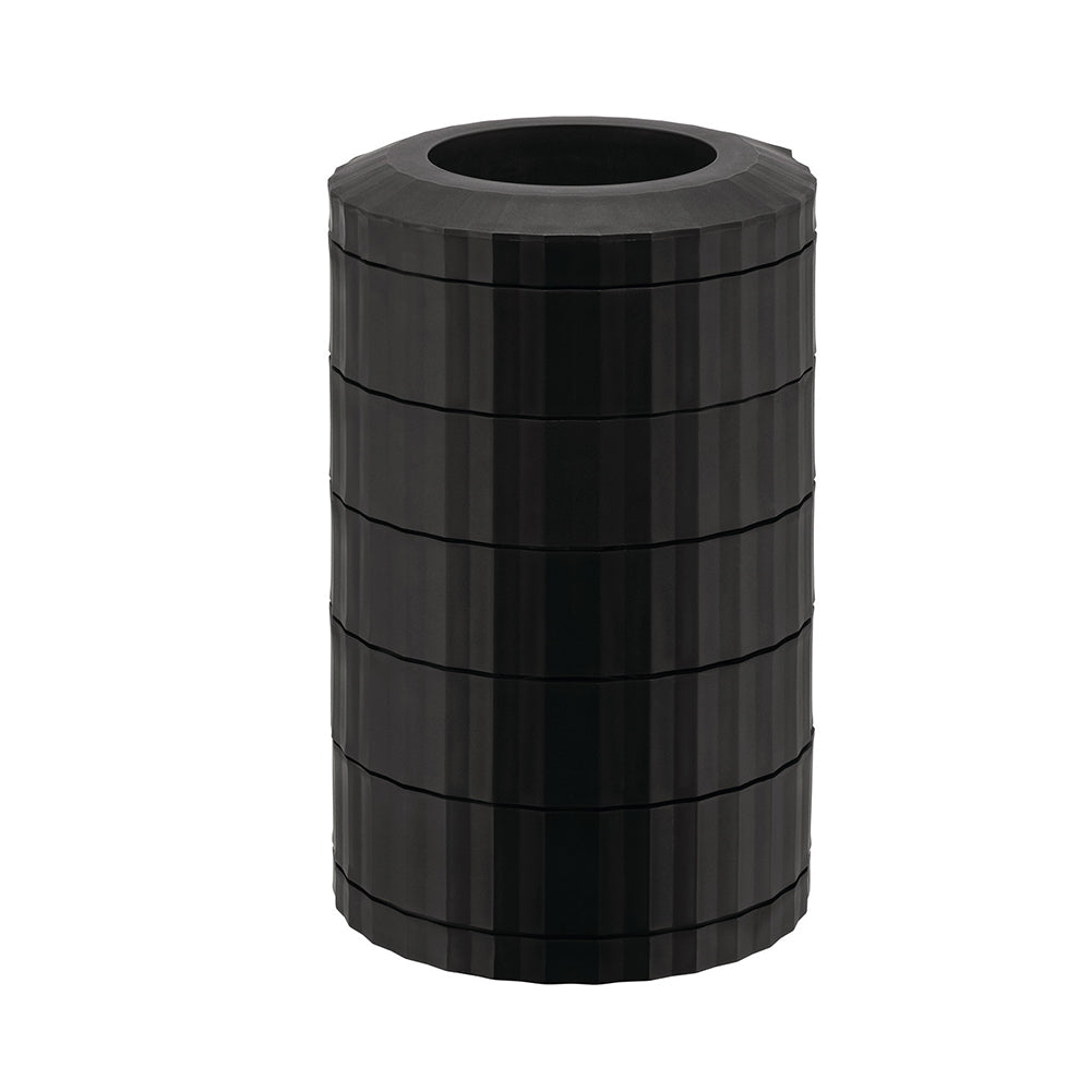 Alessi MDL19 B Plissé Capsule Holder for Nespresso Machines  - Black