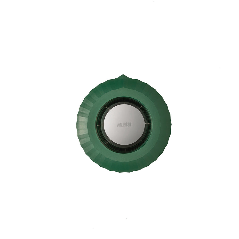 Alessi MDL19 GR Plissé Capsule Holder for Nespresso Machines  - Green