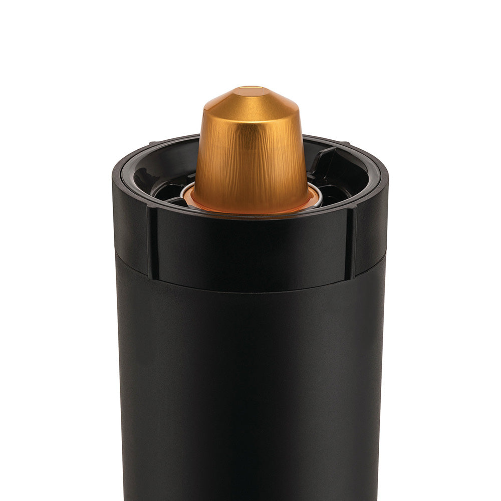Alessi MDL20 B Plissé Capsule Crusher for Nespresso Machines  - Black