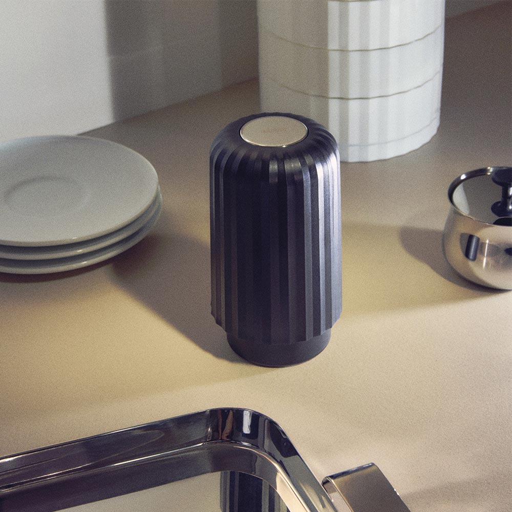 Alessi MDL20 B Plissé Capsule Crusher for Nespresso Machines  - Black