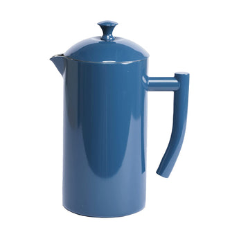 Frieling Double-Walled Stainless Steel French Press Coffee Maker - Navy - Design and Grace
