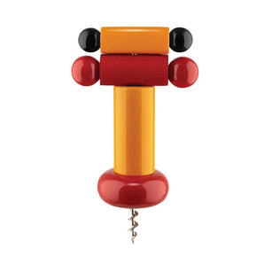 Alessi Ettore Sottsass ES17 Corkscrew - Assorted Colors - Design and Grace