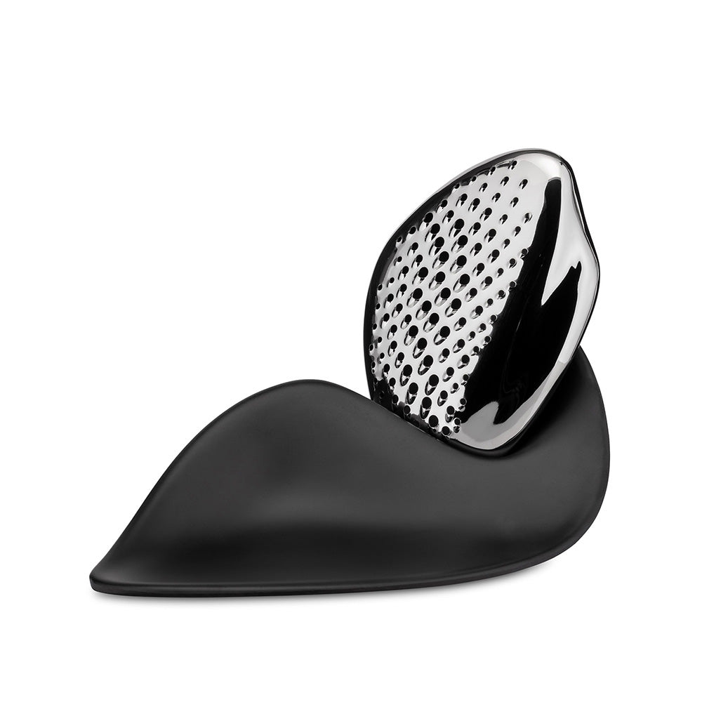 Alessi Forma Cheese Grater - Steel - Black. ZH03