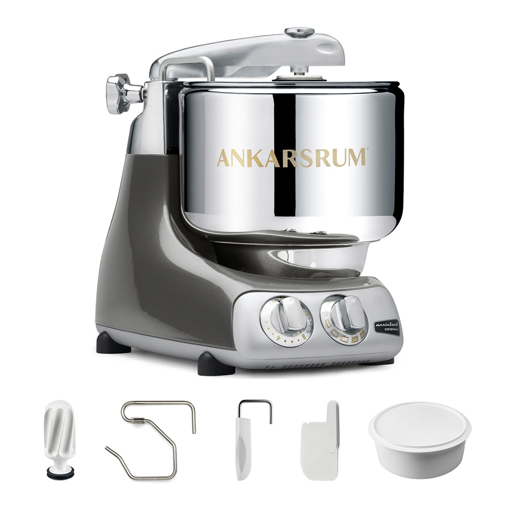 Ankarsrum Assistent Original Stand Mixer Essential Package - Black Chrome
