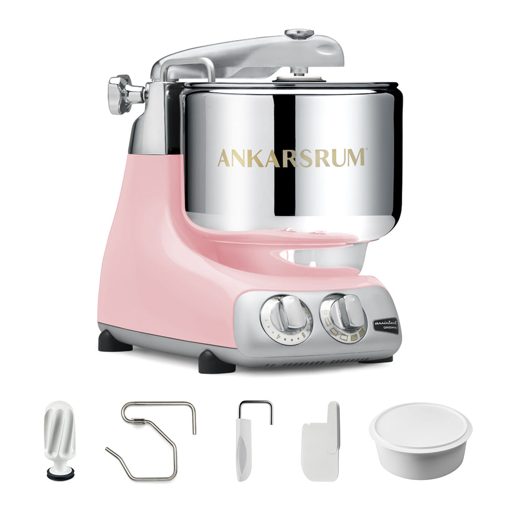 Ankarsrum Assistent Original Stand Mixer Essential Package - Cloudy Pink