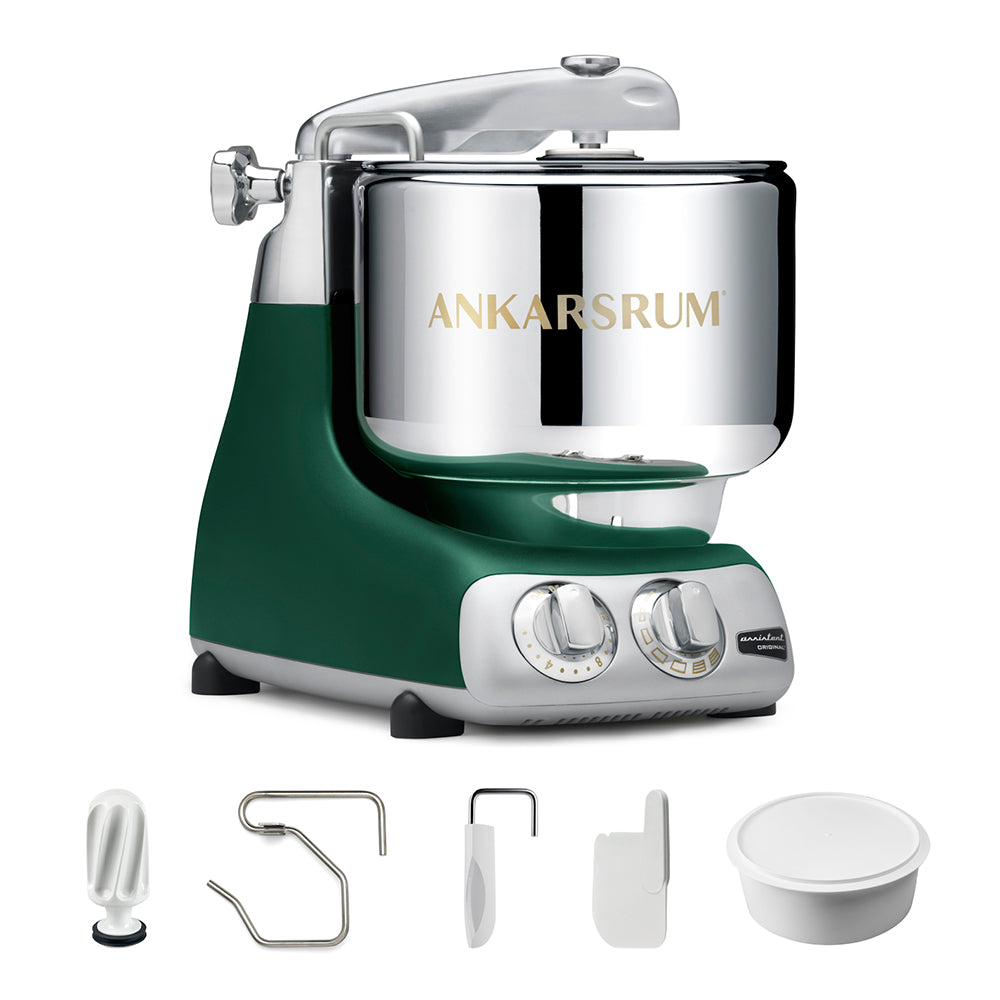 Ankarsrum Assistent Original Stand Mixer Essential Package - Forest Green
