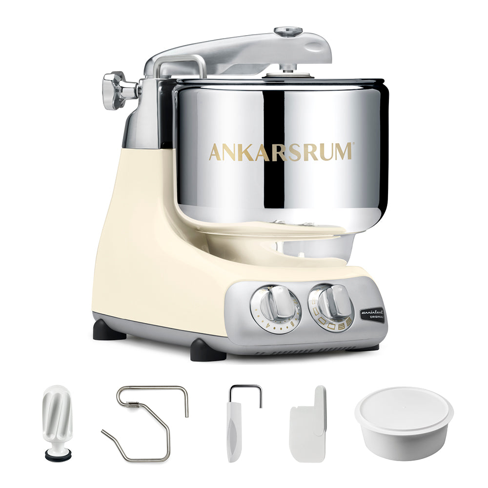 Ankarsrum Assistent Original Stand Mixer Essential Package - Light Creme
