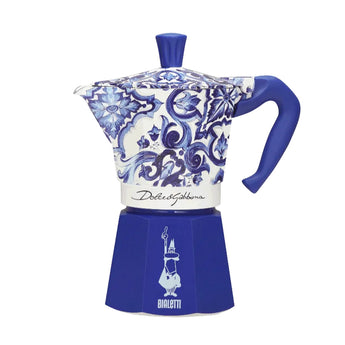 Bialetti - Moka Express - Dolce & Gabbana - Mediterranean Blue - Espresso Maker - Design and Grace