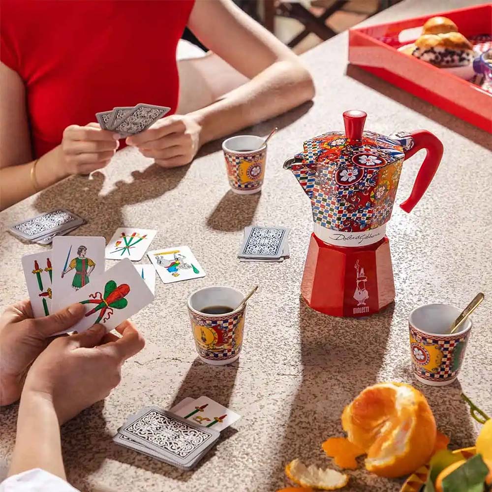 Bialetti - Moka Express Sicilian Cart Gift Set- Dolce & Gabbana