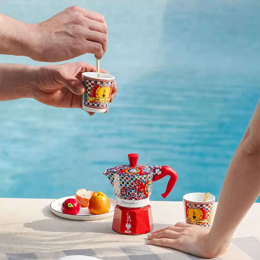 Bialetti - Moka Express Sicilian Cart Gift Set- Dolce & Gabbana