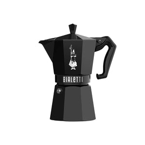 Bialetti Moka Exclusive 6 Cup Moka Pot - Black - Design and Grace