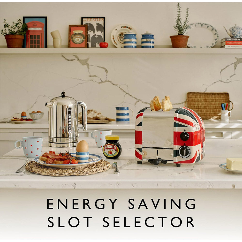 Dualit Classic 2-Slice Toaster - Union Jack | Handcrafted in England | Authorized USA Dealer