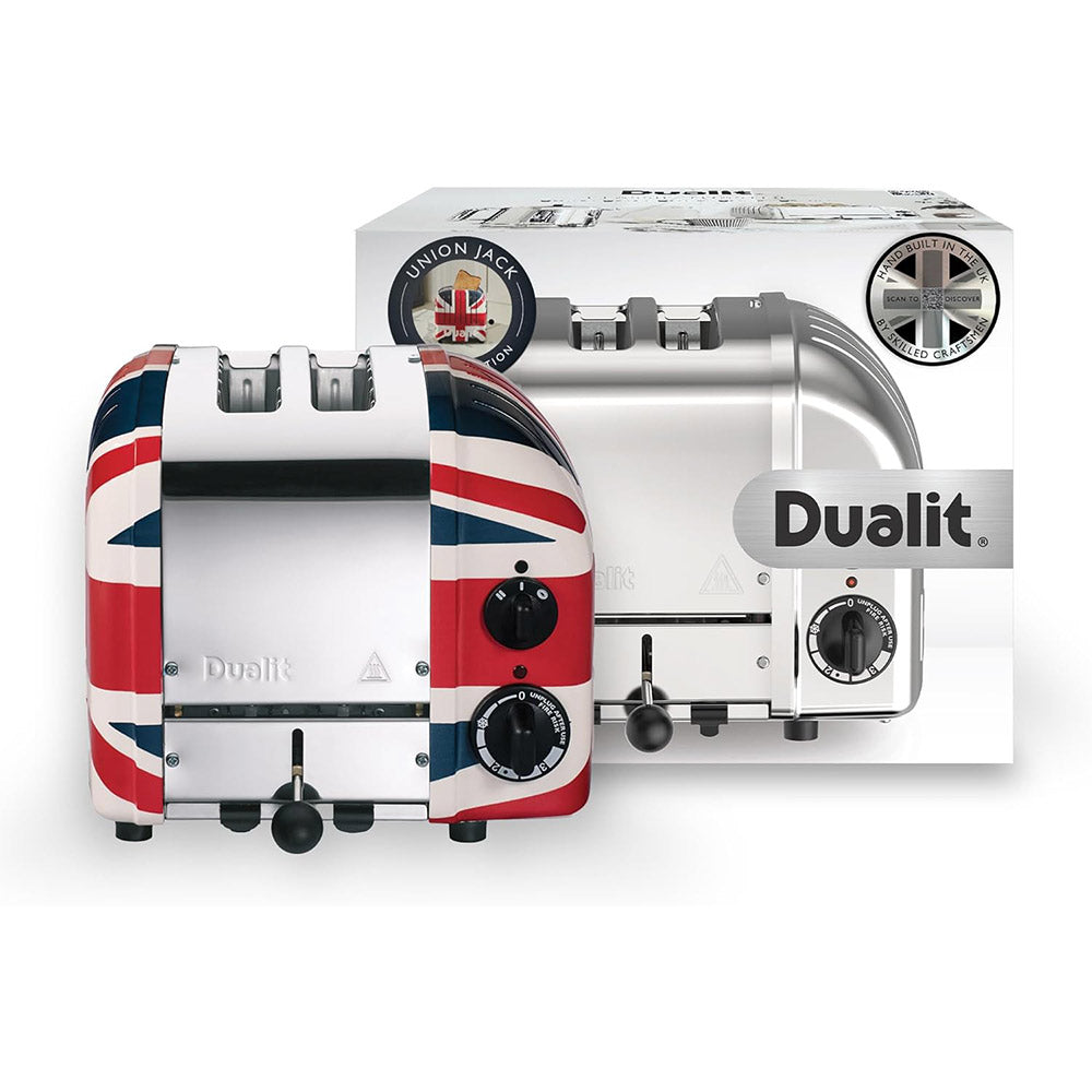 Dualit Classic 2-Slice Toaster - Union Jack | Handcrafted in England | Authorized USA Dealer