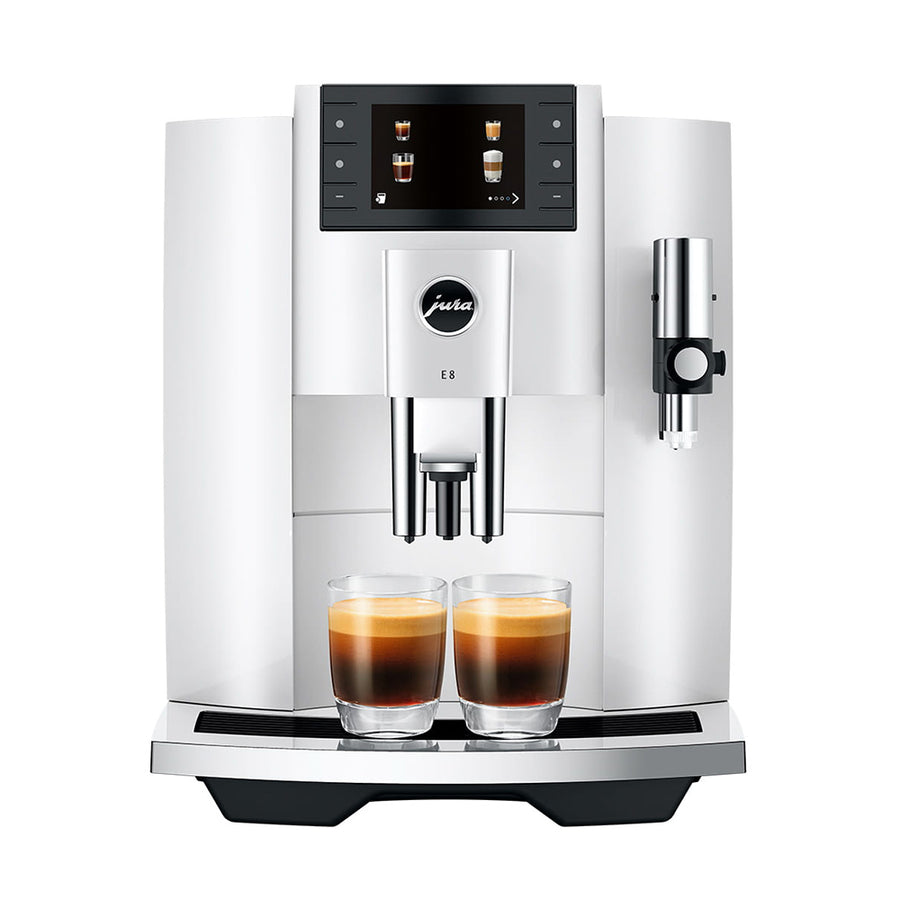 Jura E8 Piano White Coffee Machine 15683