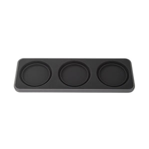 FinaMill 3-Pod Tray with Rubber Insert