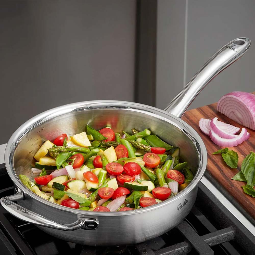 Fissler - M5 Pro-Ply 9.5-Inch Sauté Pan with 3 Quart Capacity - Versatile Cooking Power