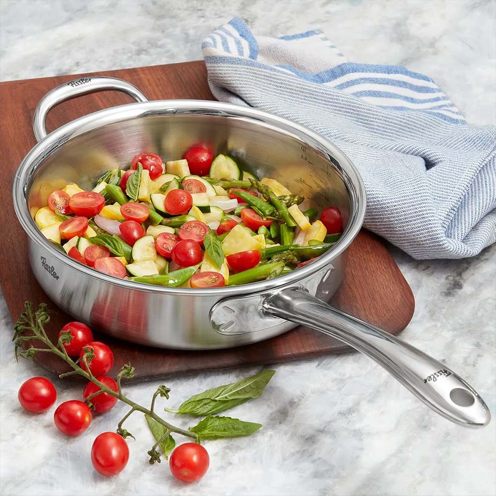 Fissler - M5 Pro-Ply 9.5-Inch Sauté Pan with 3 Quart Capacity - Versatile Cooking Power