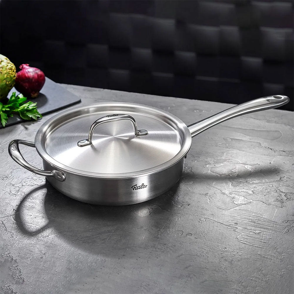 Fissler - M5 Pro-Ply 9.5-Inch Sauté Pan with 3 Quart Capacity - Versatile Cooking Power
