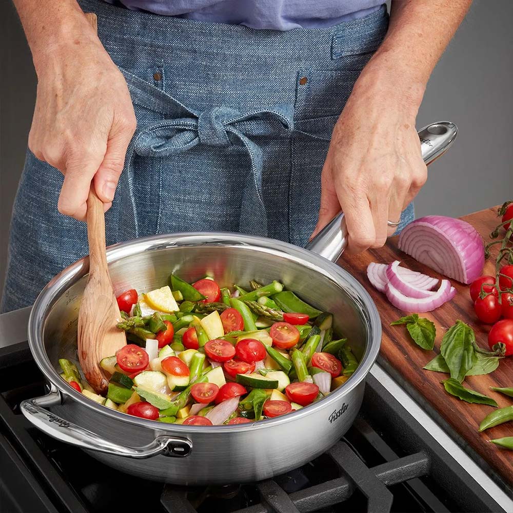 Fissler - M5 Pro-Ply 9.5-Inch Sauté Pan with 3 Quart Capacity - Versatile Cooking Power