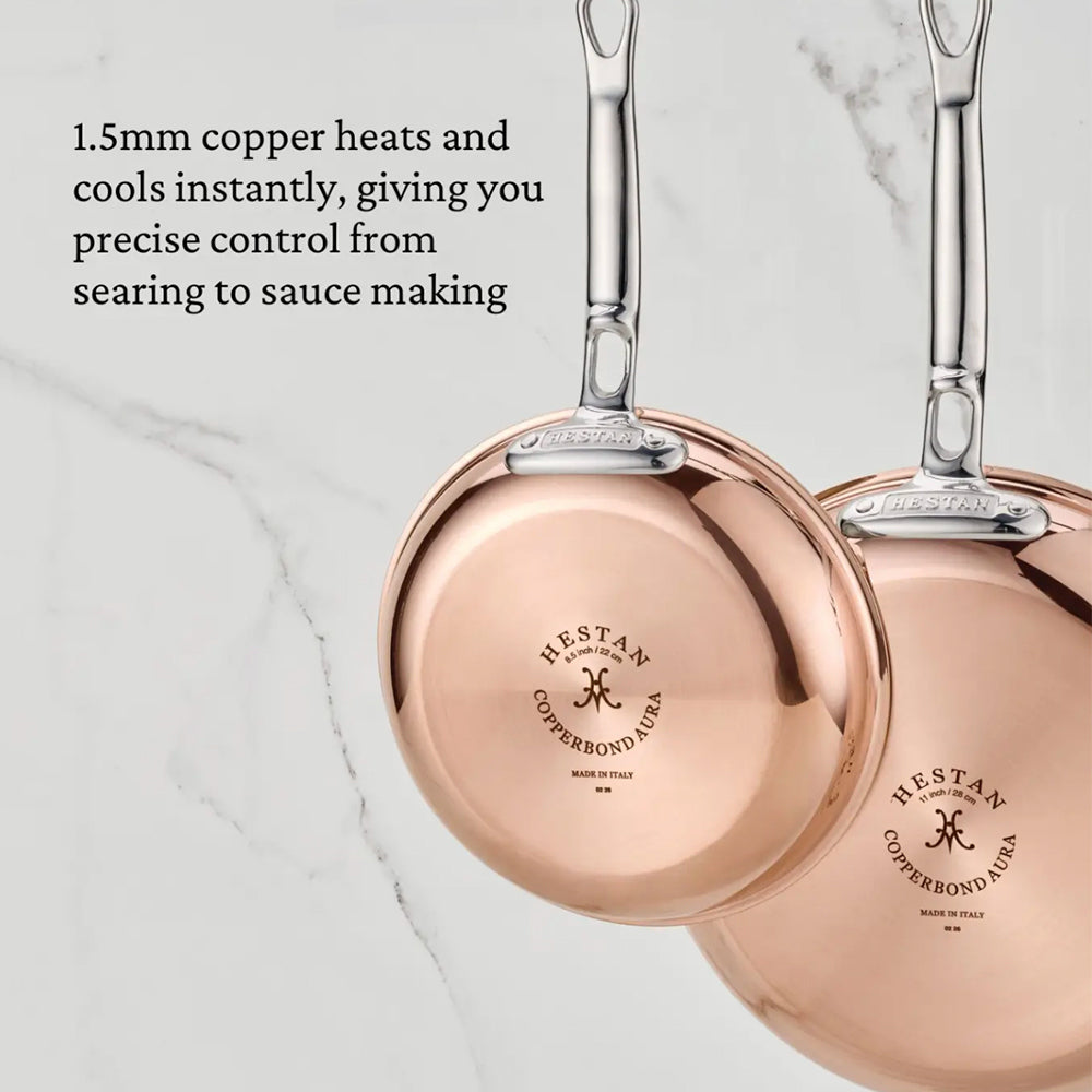 Hestan CopperBond Aura 11 Inch Skillet - A Responsive Everyday Skillet
