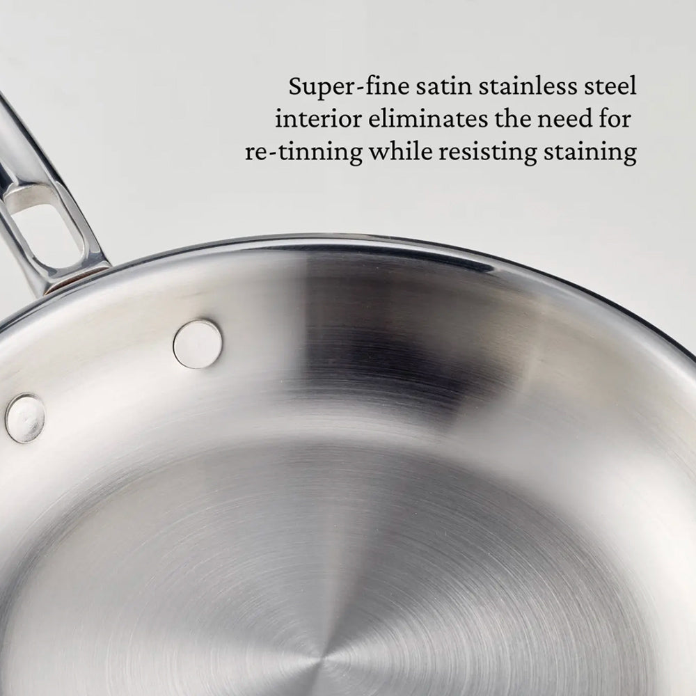 Hestan CopperBond Aura 11 Inch Skillet - Built for Daily Handling