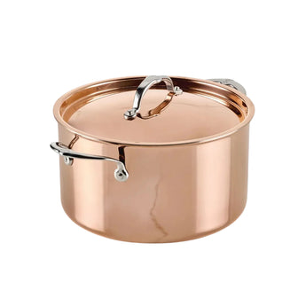 Hestan CopperBond Aura 6 Qt. Covered Stock Pot - Design and Grace