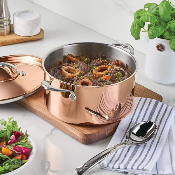 Hestan CopperBond Aura 6 Qt. Covered Stock Pot