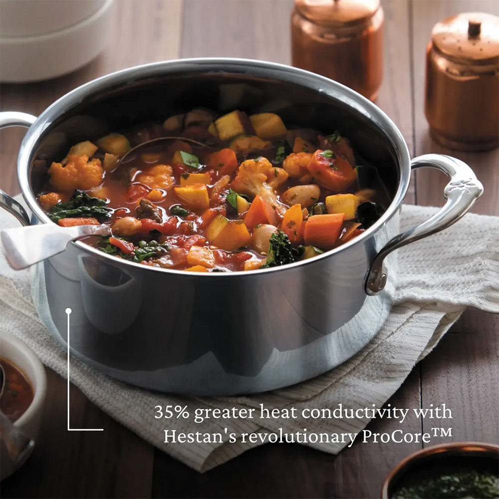 Hestan NanoBond 3 Quart Covered Soup Pot - The NanoBond Soup Pot