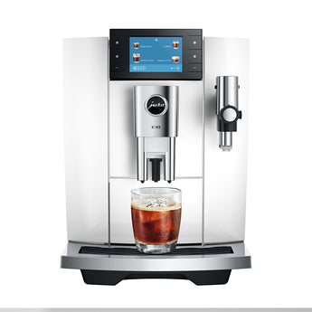 Jura E10 Piano White Coffee Machine | Design & Grace