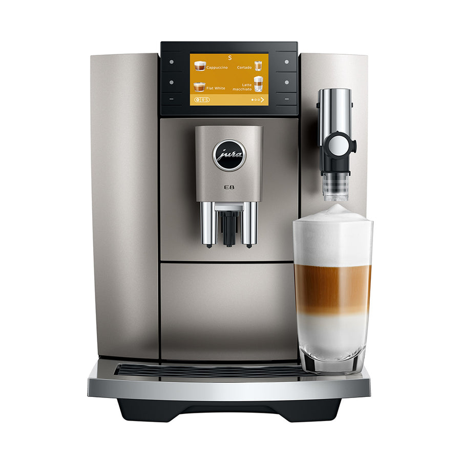 Jura E8 Midnight Silver 5th Generation Coffee Machine 15722