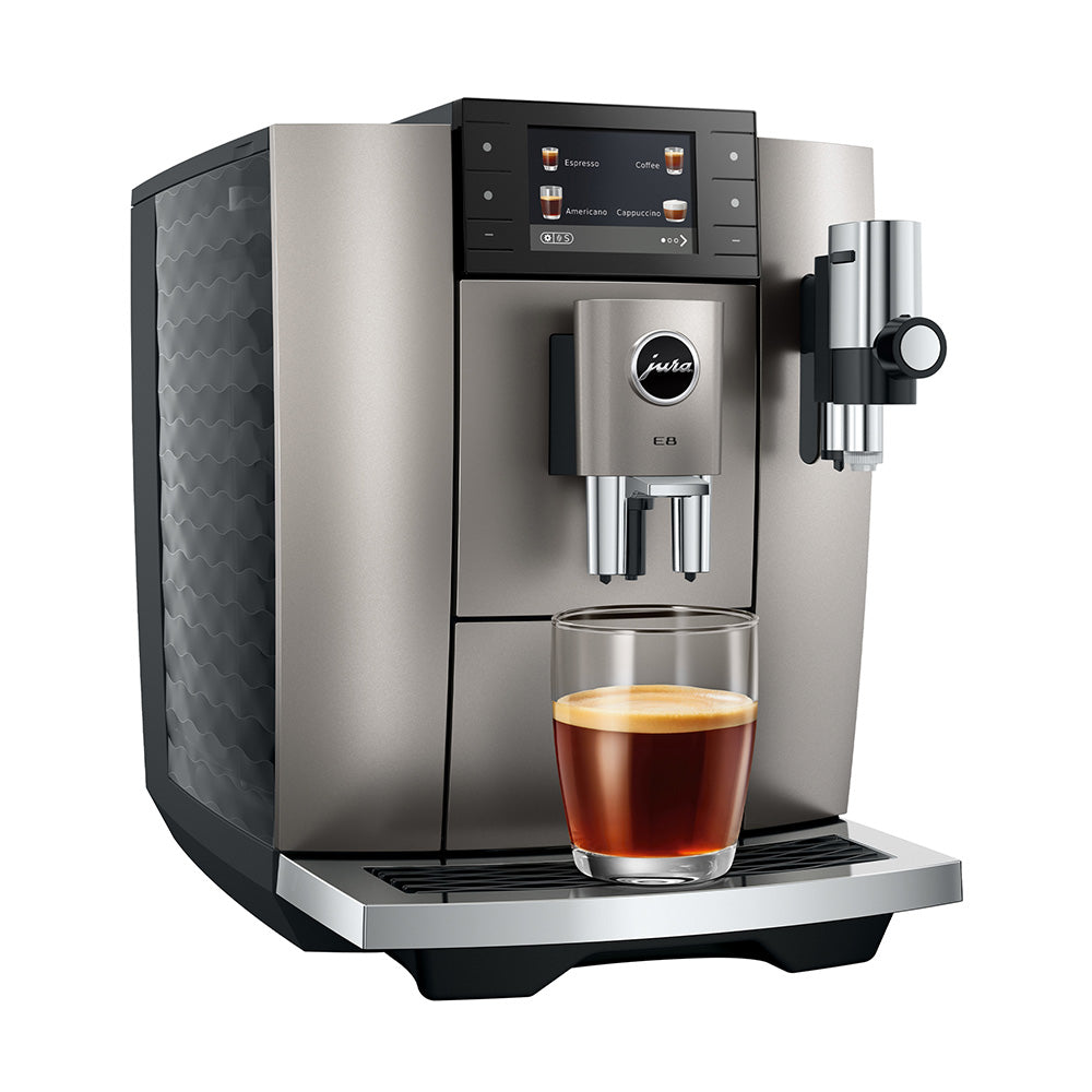 Jura E8 Midnight Silver 5th Generation Coffee Machine 15722